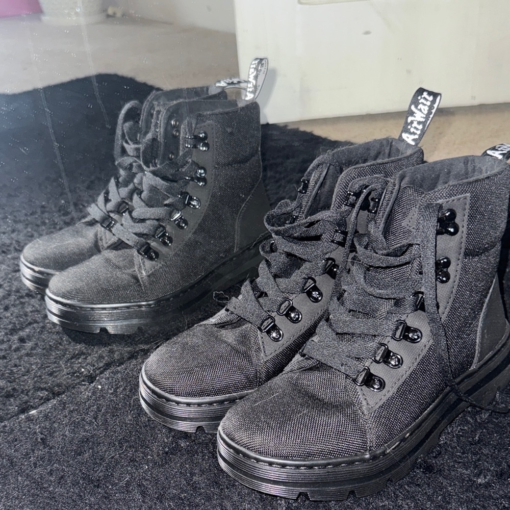 Dr. Martens Black Combat Boots